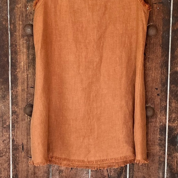 COLINE (French Brand) | Shift Dress Rust color - Picture 8 of 10